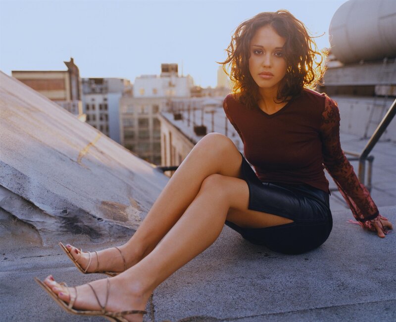 Woman Sitting on Rooftop — Brown, Dramatic, Sunset, Photograph
