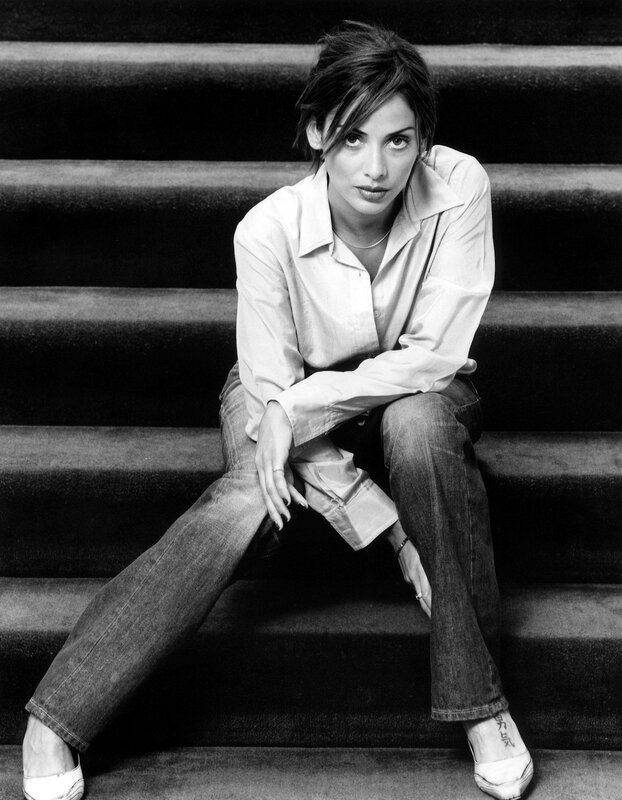 woman sitting on stairs