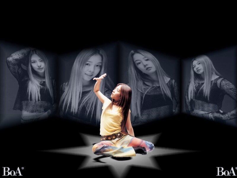 Woman Sitting on Star