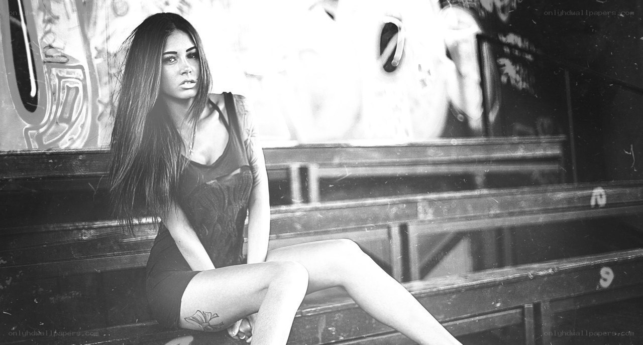 woman sitting on steps