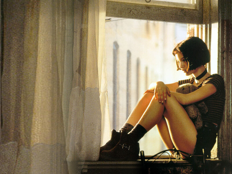 Woman Sitting on Windowsill — Brown, Contemplative