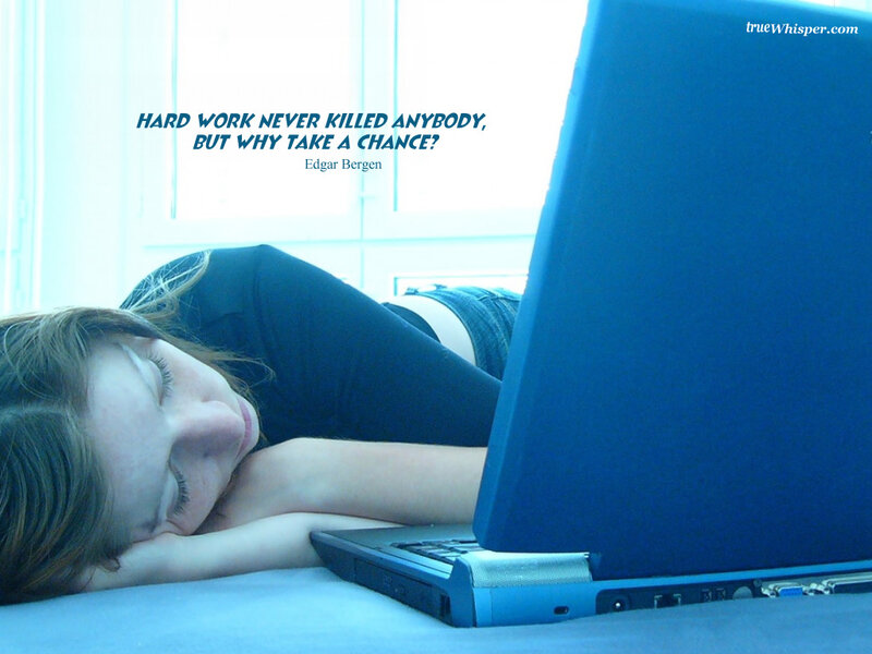 woman sleeping on laptop