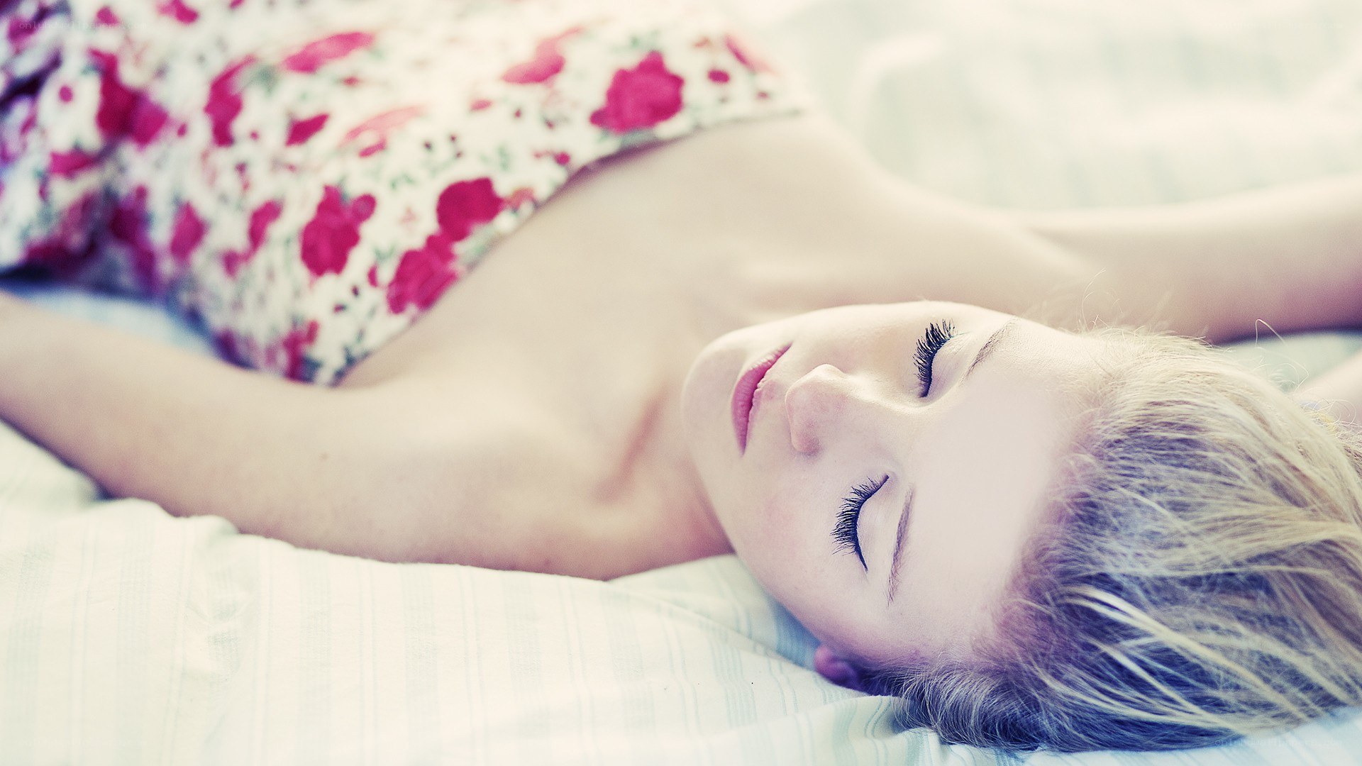 woman sleeping peacefully
