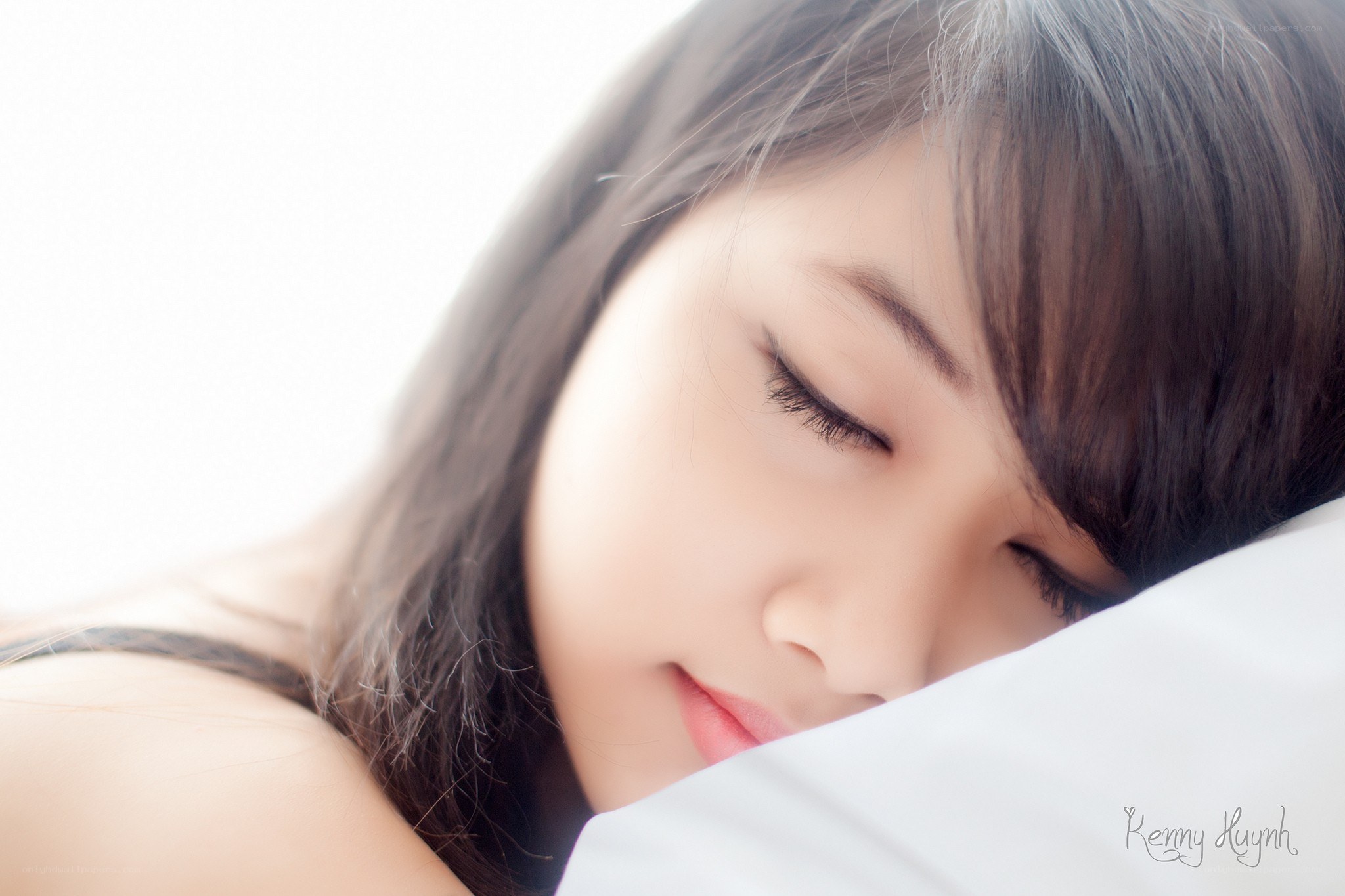 woman sleeping peacefully