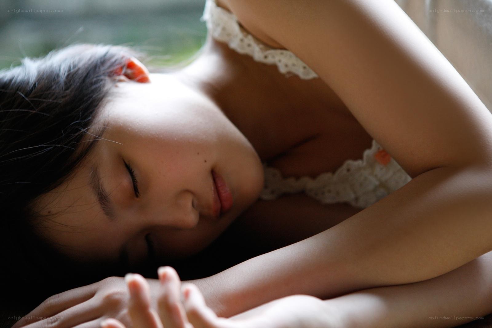 woman sleeping peacefully