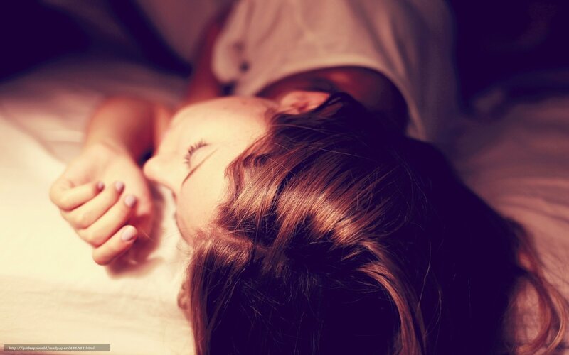 woman sleeping peacefully