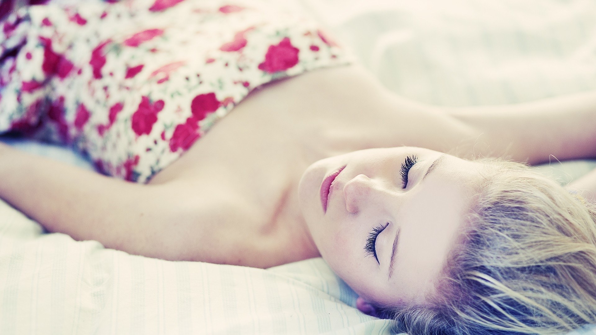 woman sleeping peacefully