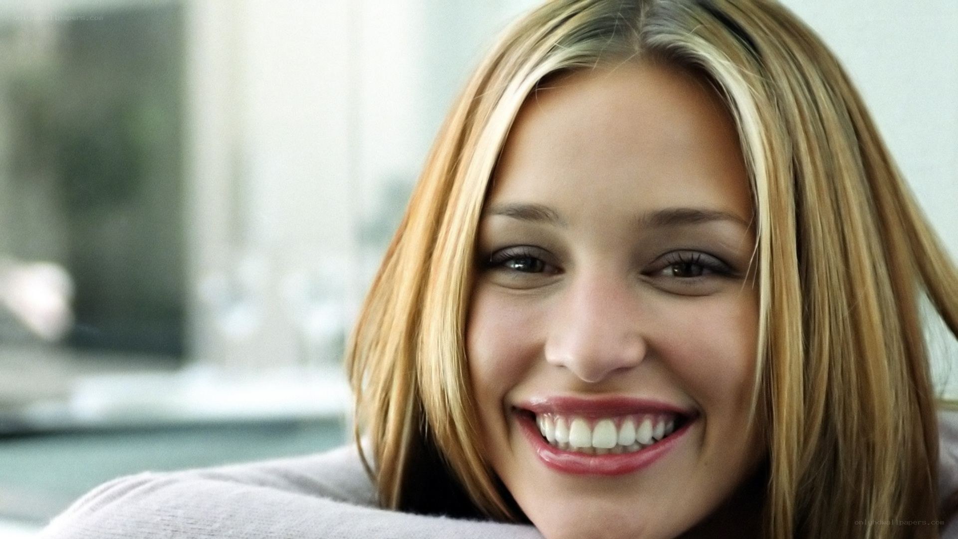 woman smiling at camera