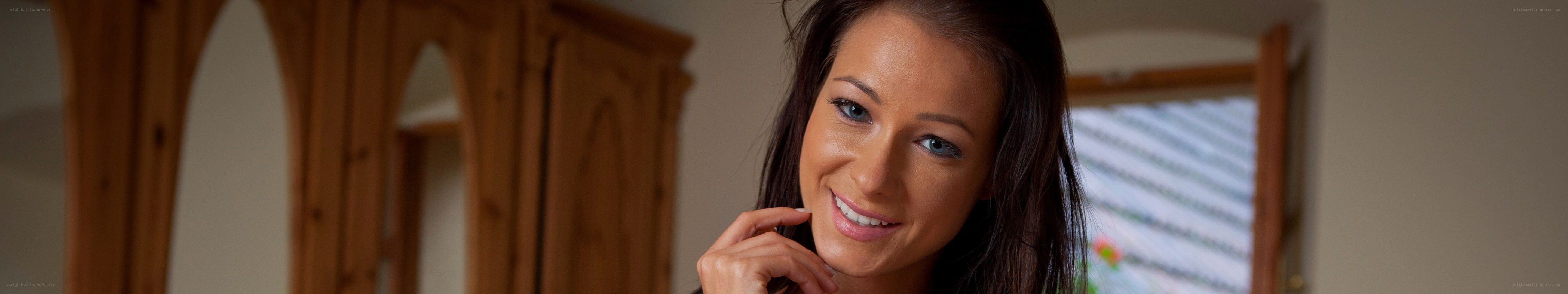 woman smiling at camera