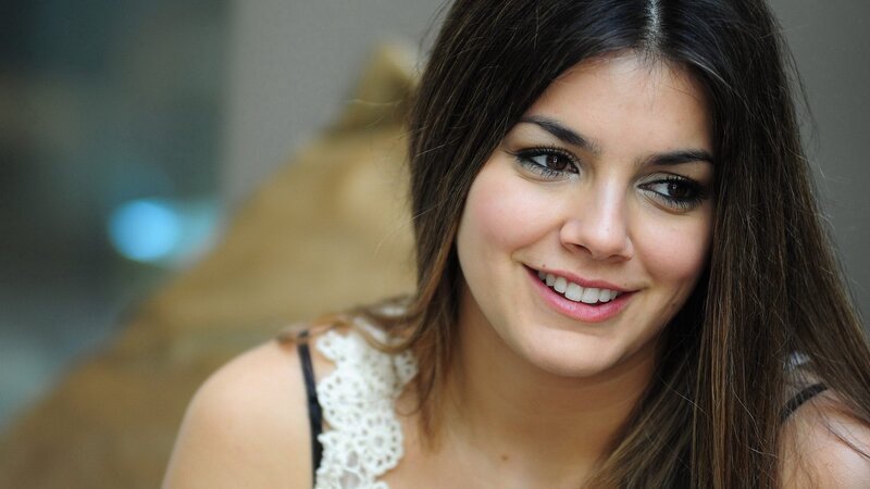 woman smiling at camera