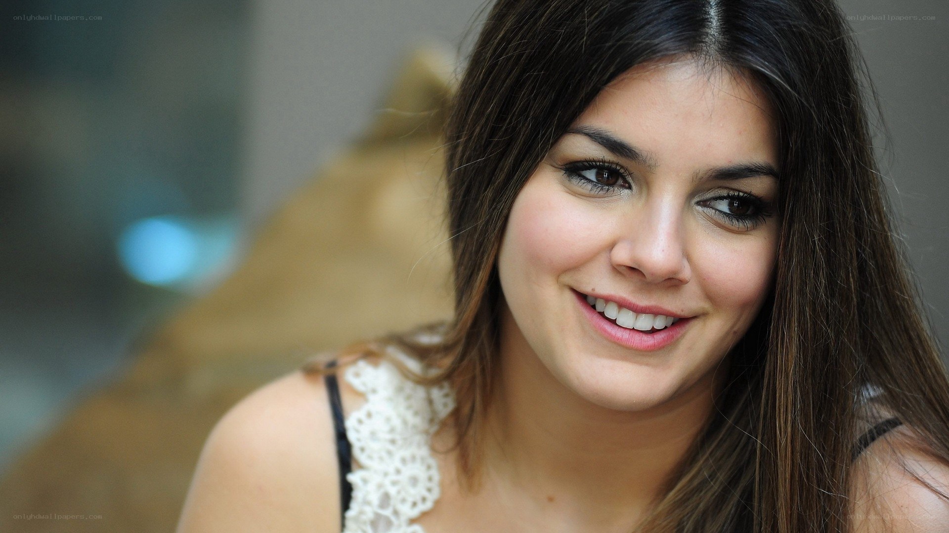 woman smiling at camera