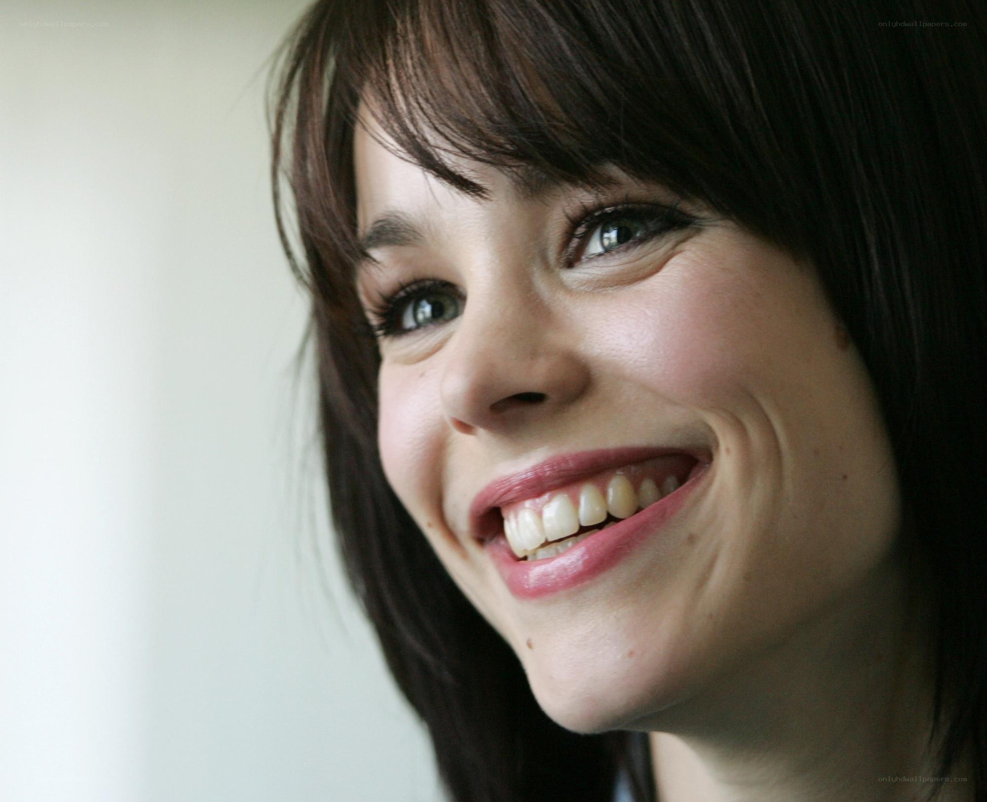 woman smiling at camera
