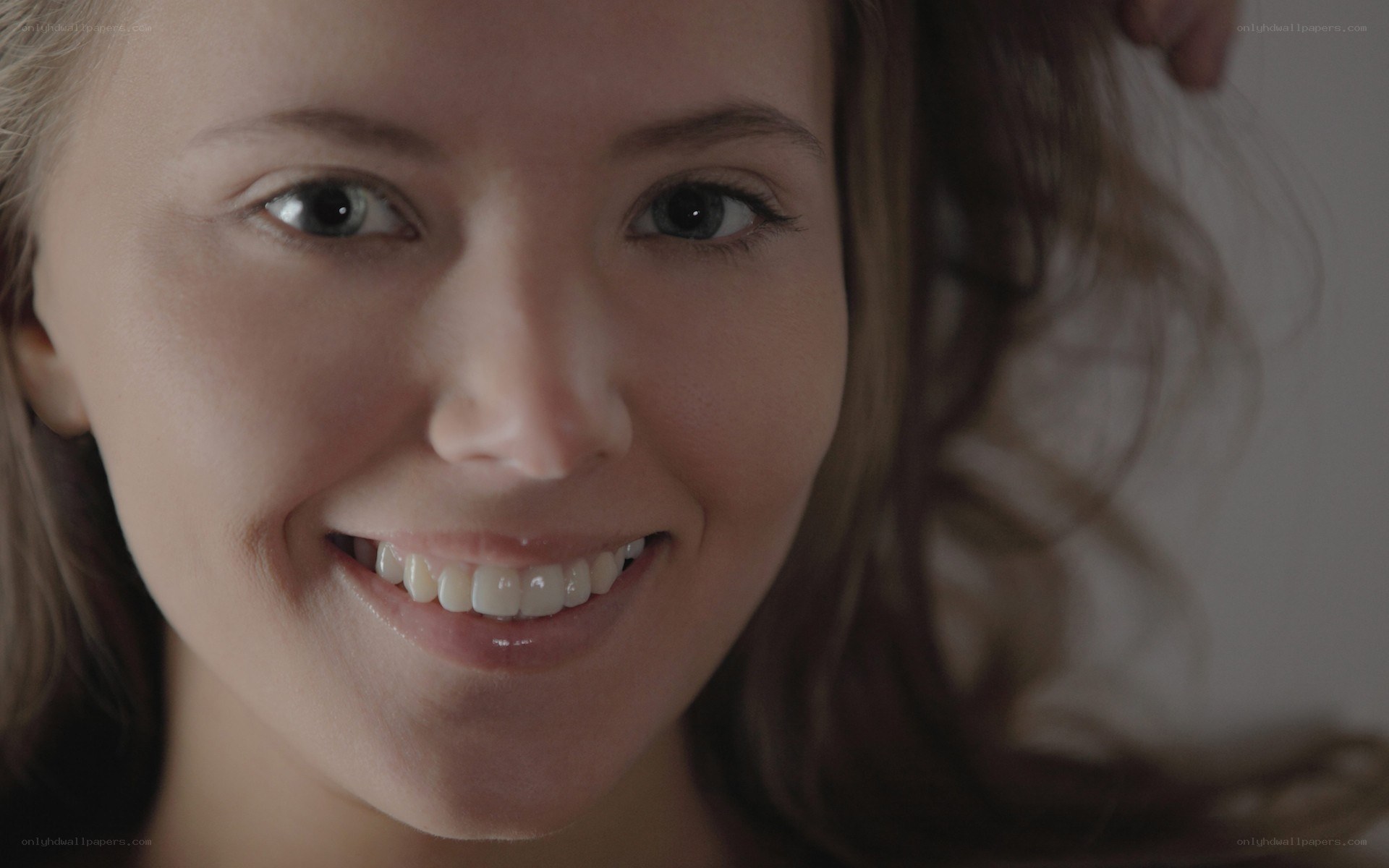 woman smiling at camera