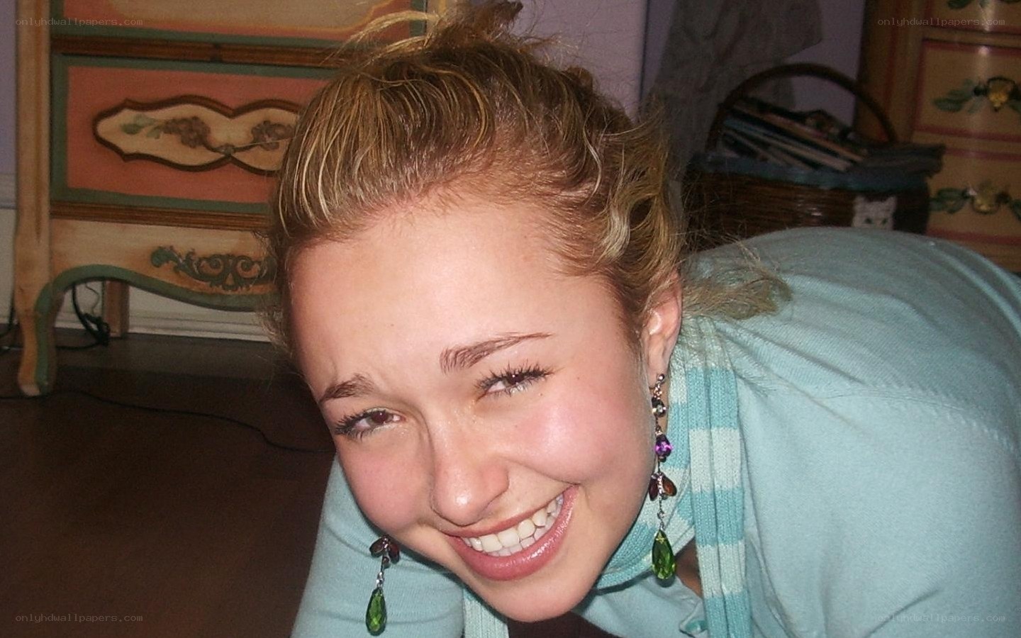 woman smiling at camera