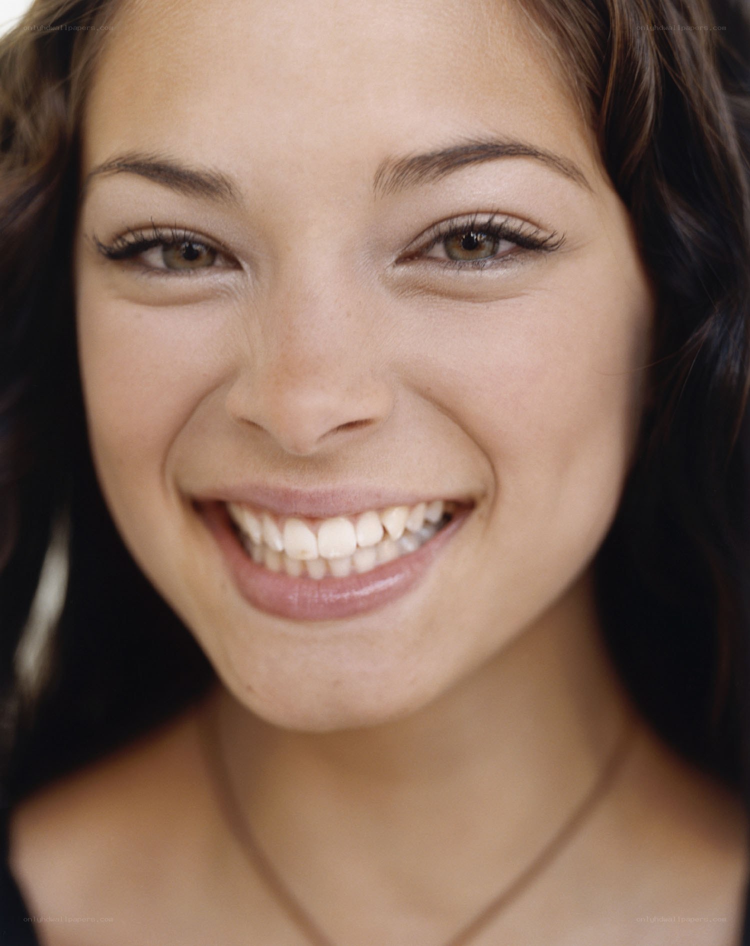 woman smiling at camera
