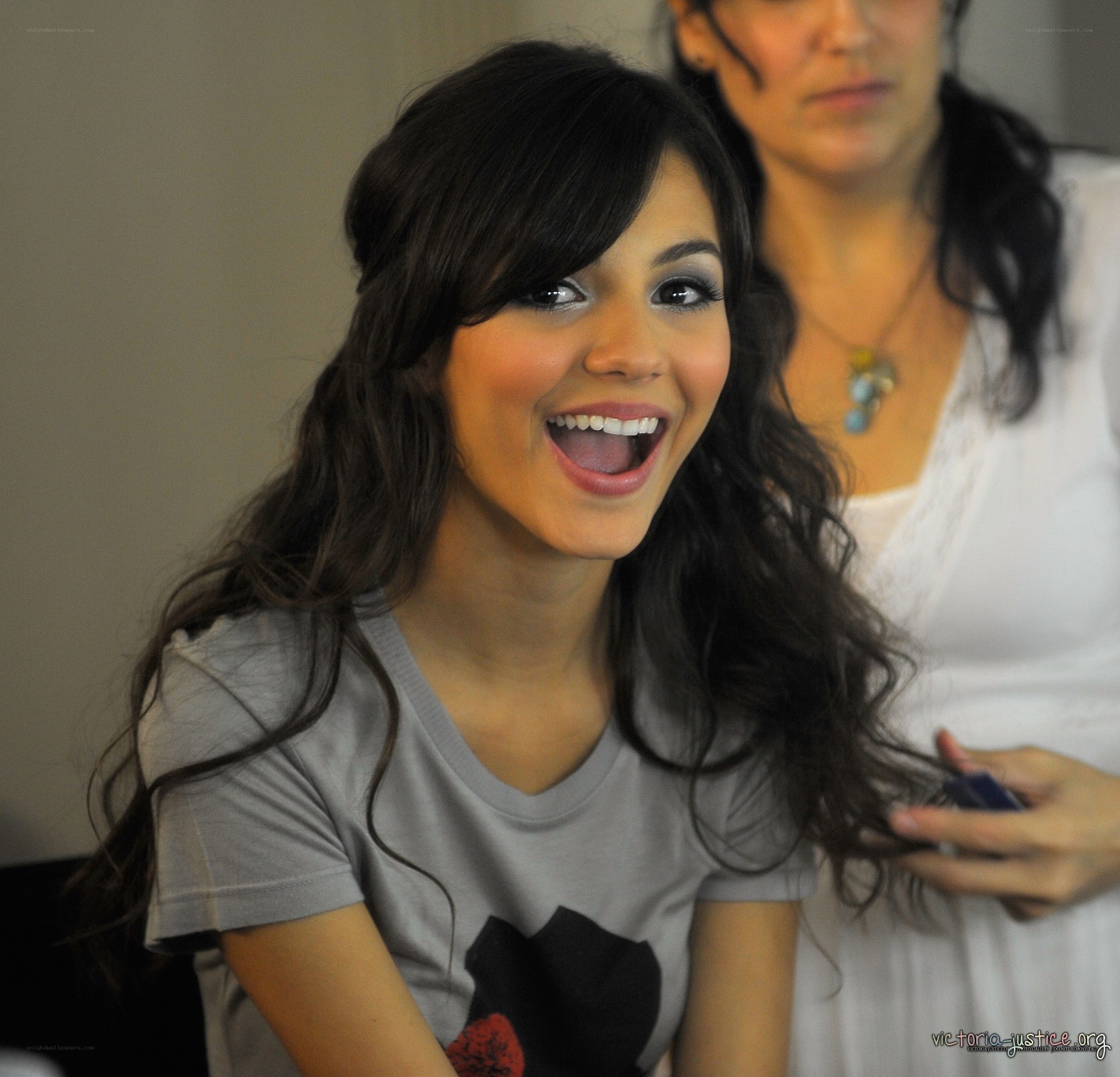 woman smiling at camera