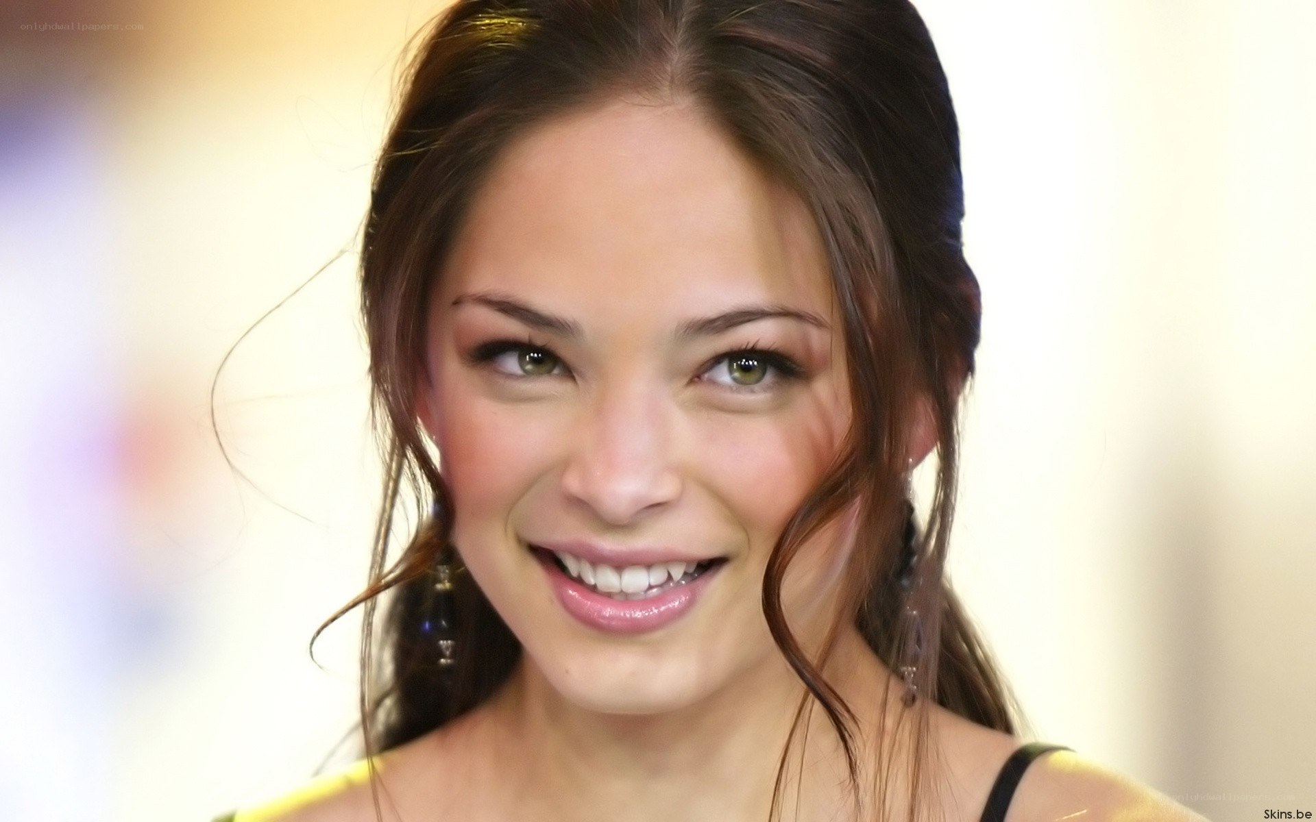 woman smiling at camera