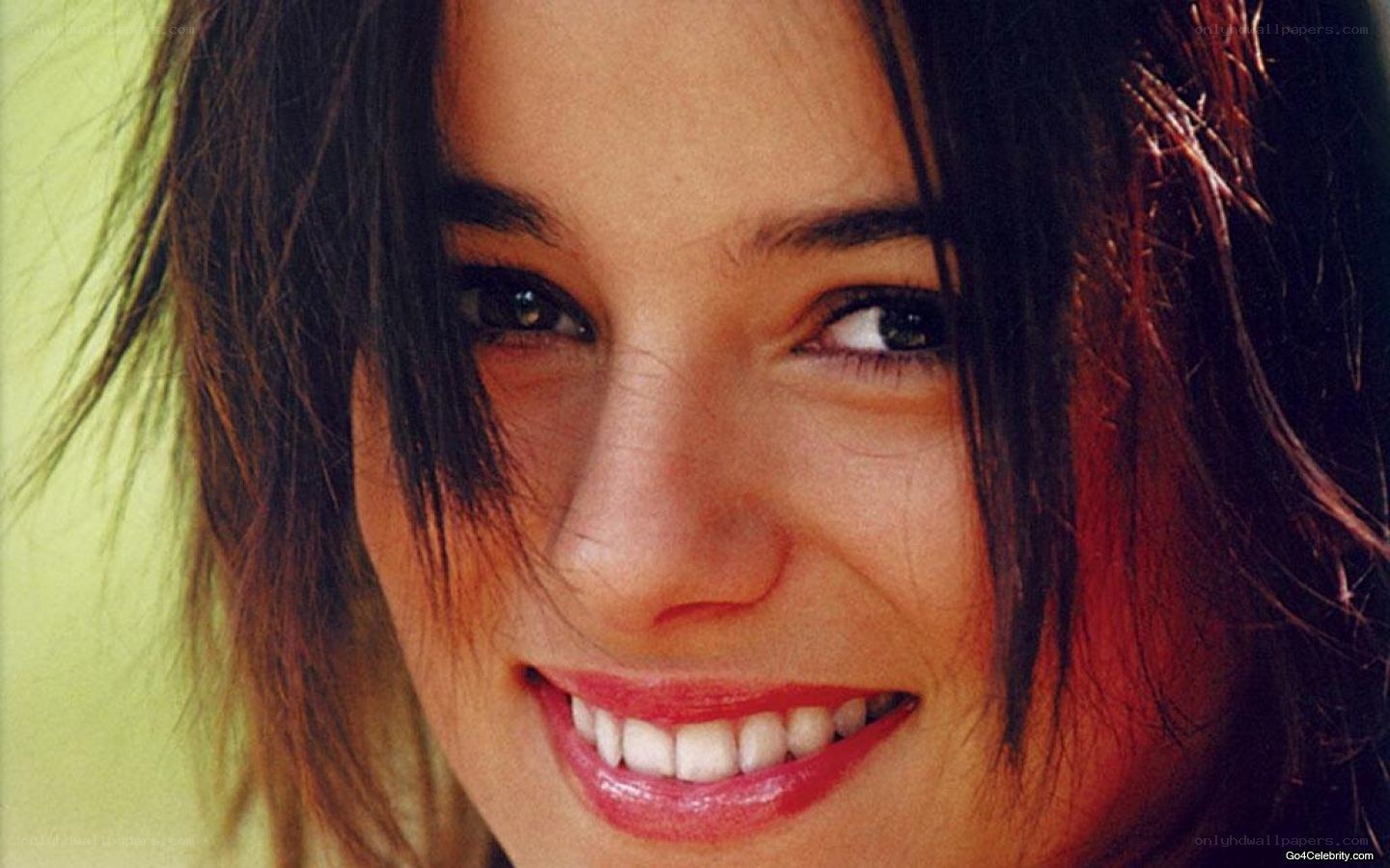 woman smiling at camera