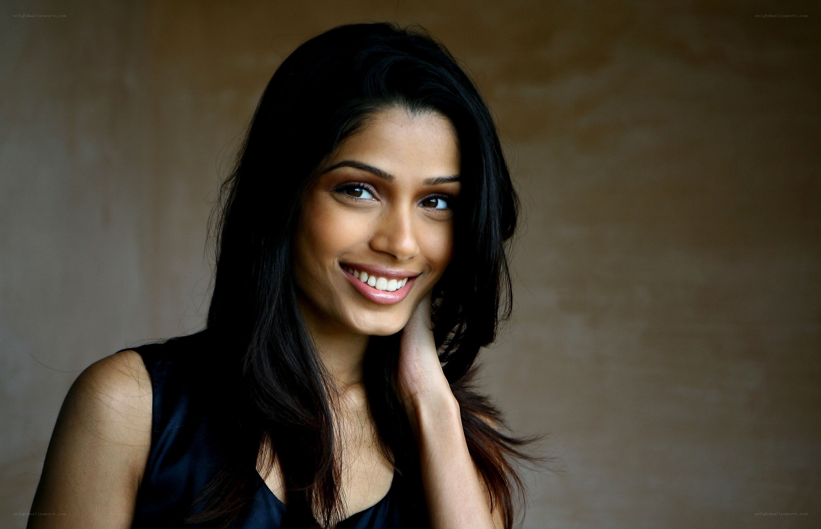 woman smiling at camera