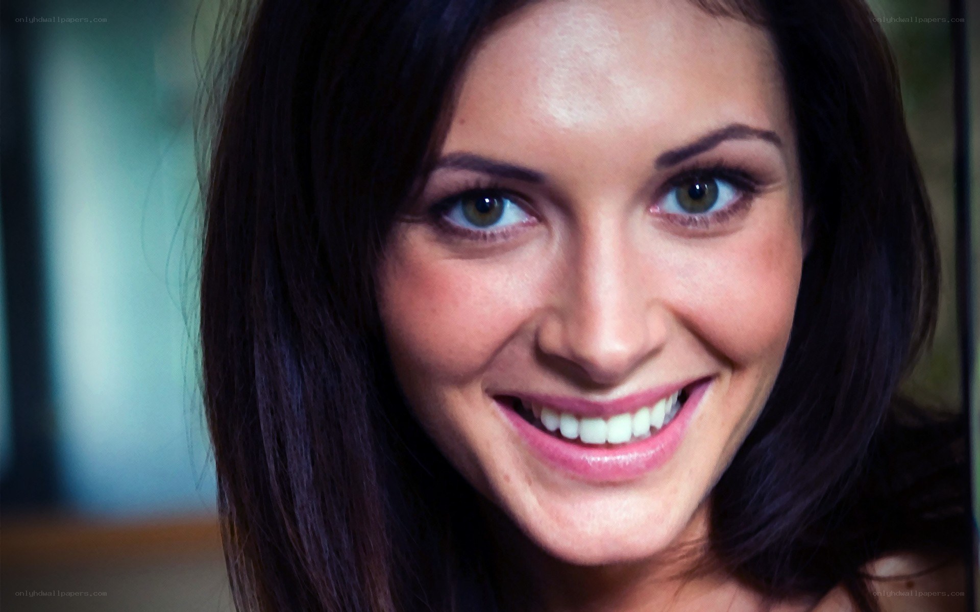 woman smiling at camera