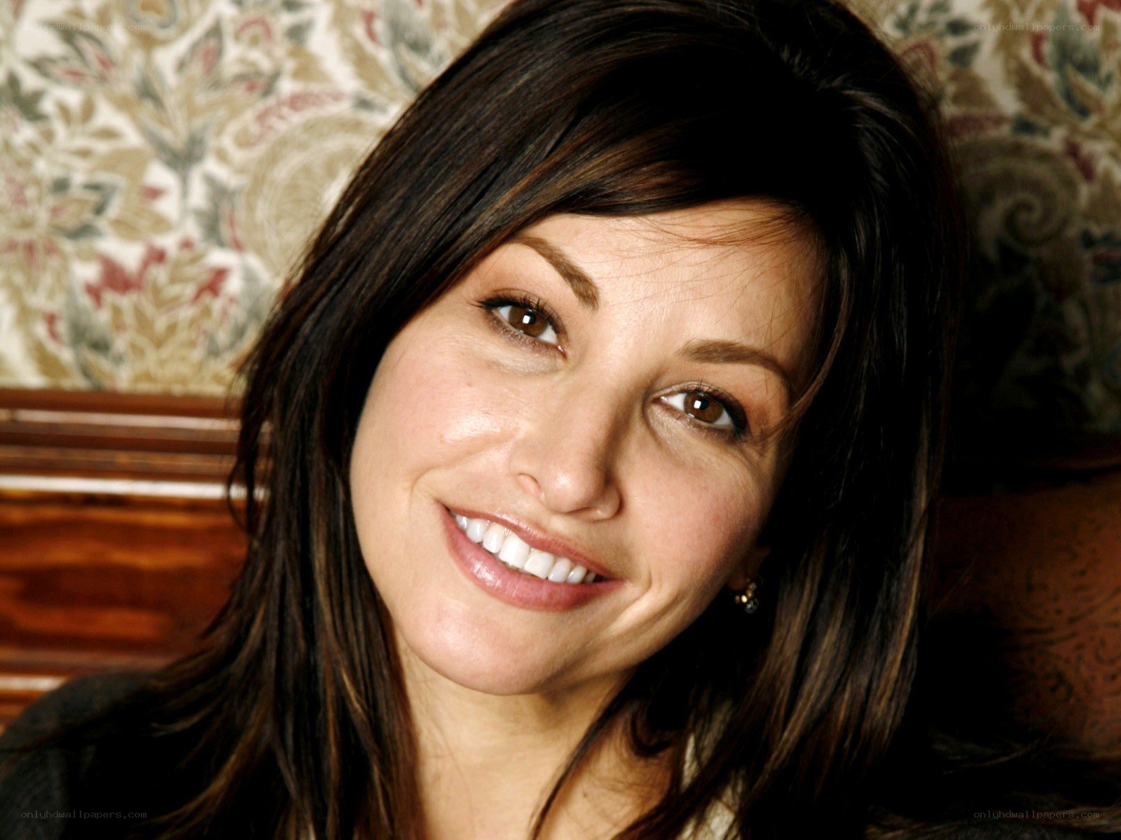 woman smiling at camera
