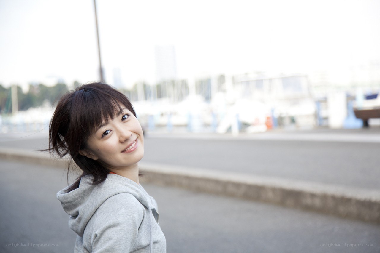woman smiling at camera
