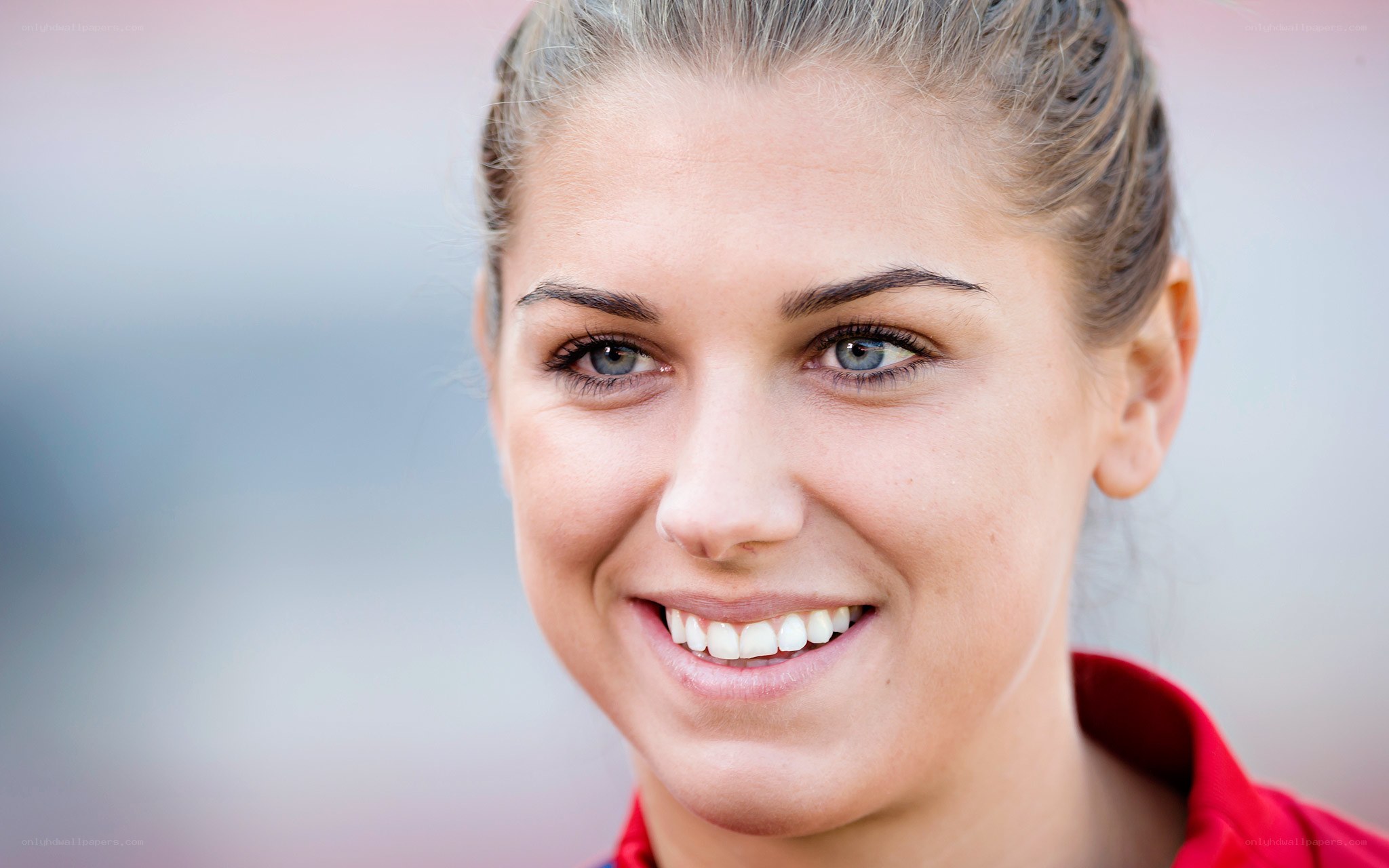 woman smiling at camera