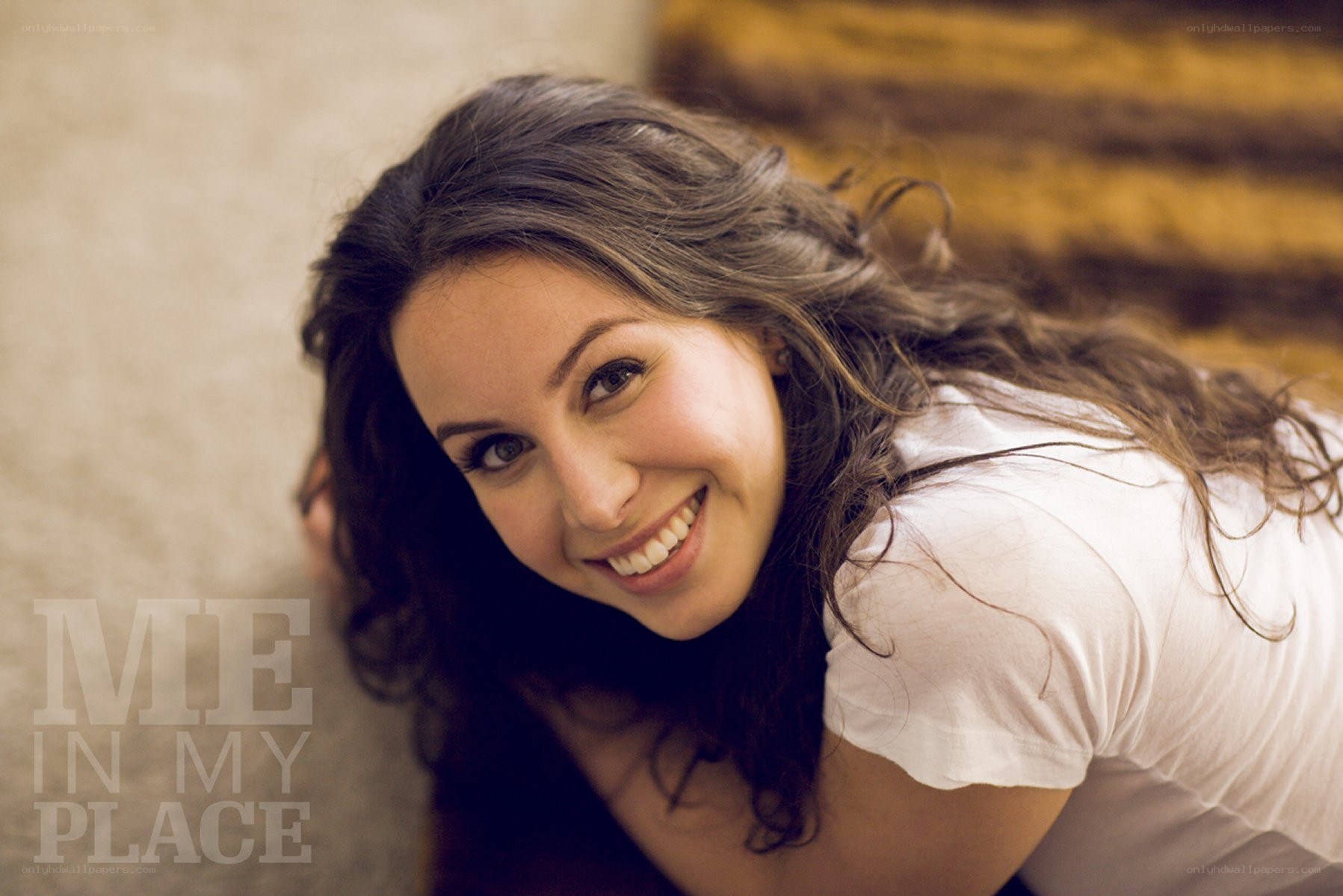 woman smiling at camera