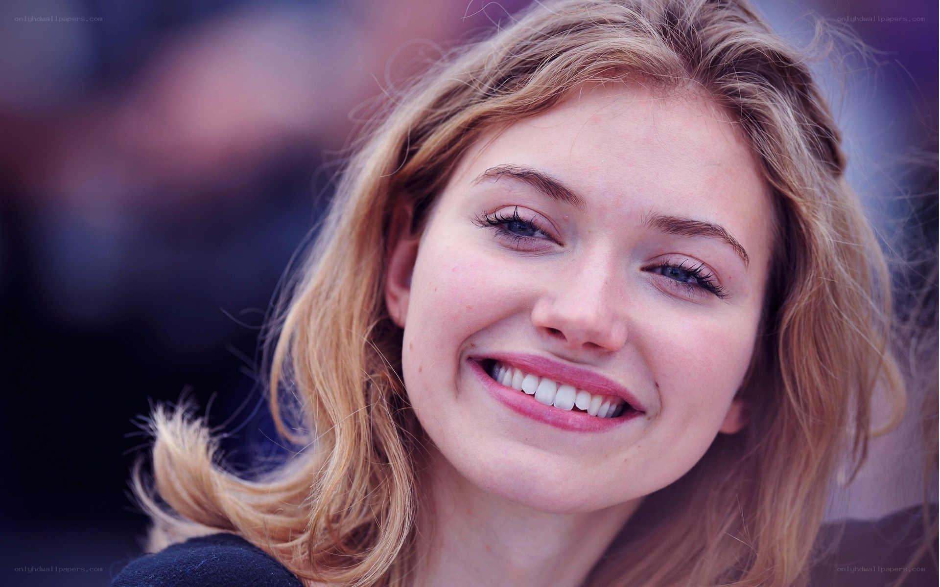 woman smiling at camera