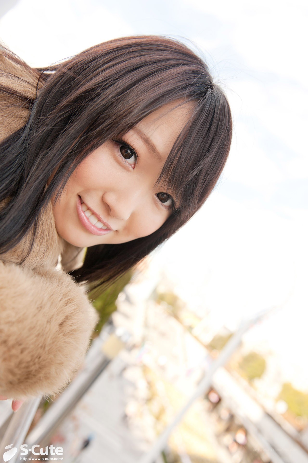 woman smiling at camera