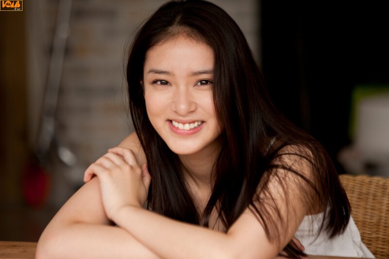 woman smiling at camera