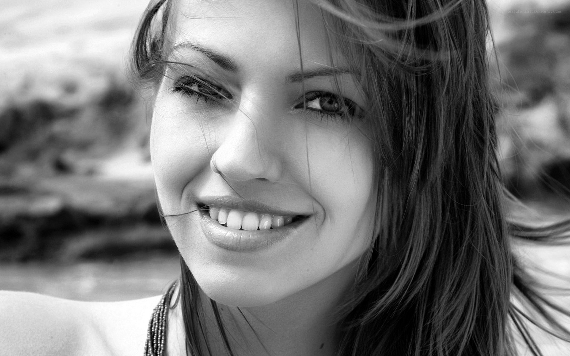 woman smiling at camera