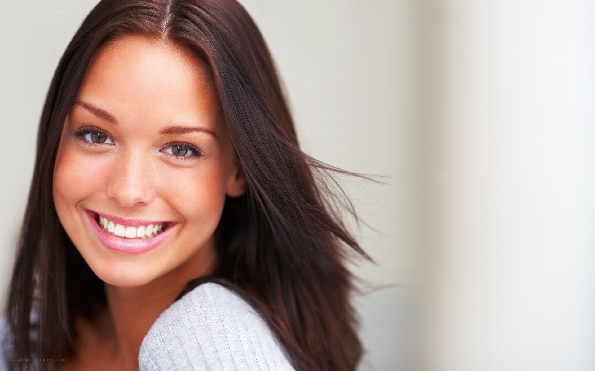 woman smiling at camera