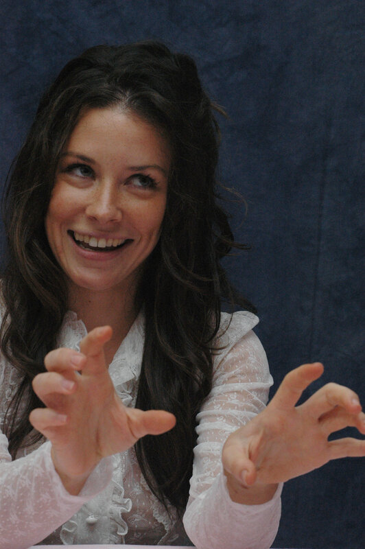 woman smiling at event