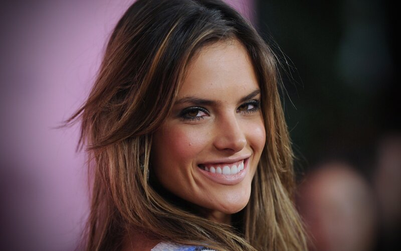 woman smiling at event