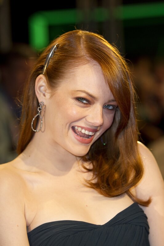 woman smiling at event