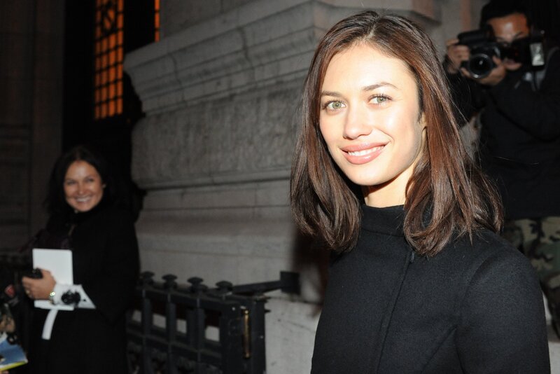woman smiling at event