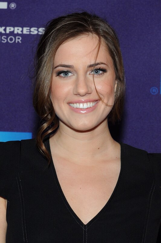 woman smiling at event
