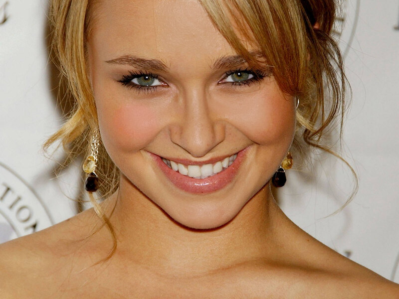 woman smiling at event