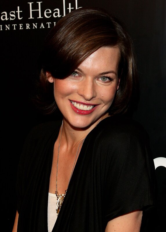 woman smiling at event
