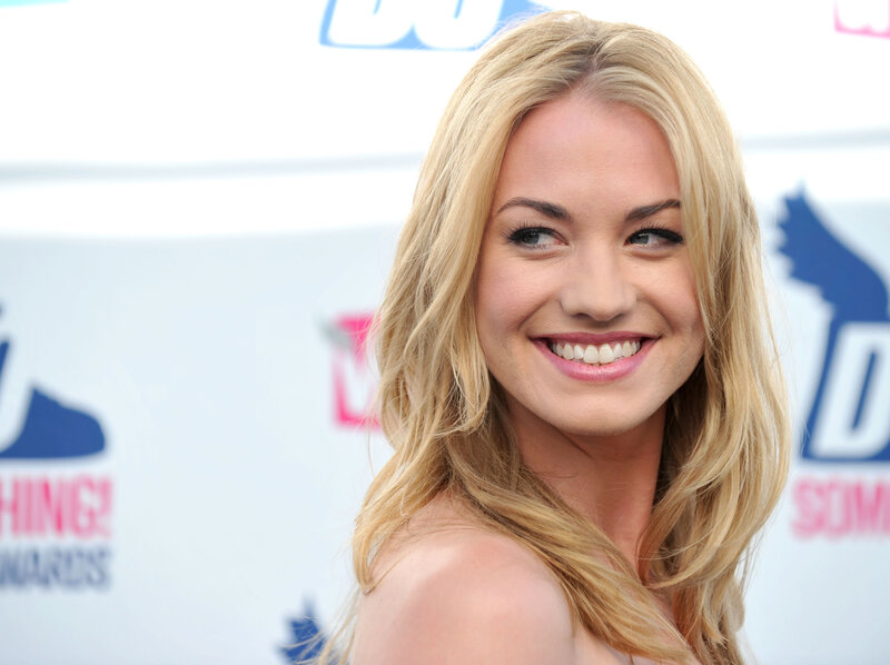 woman smiling at event