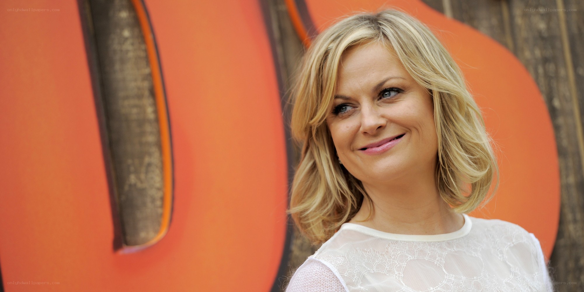 woman smiling at event