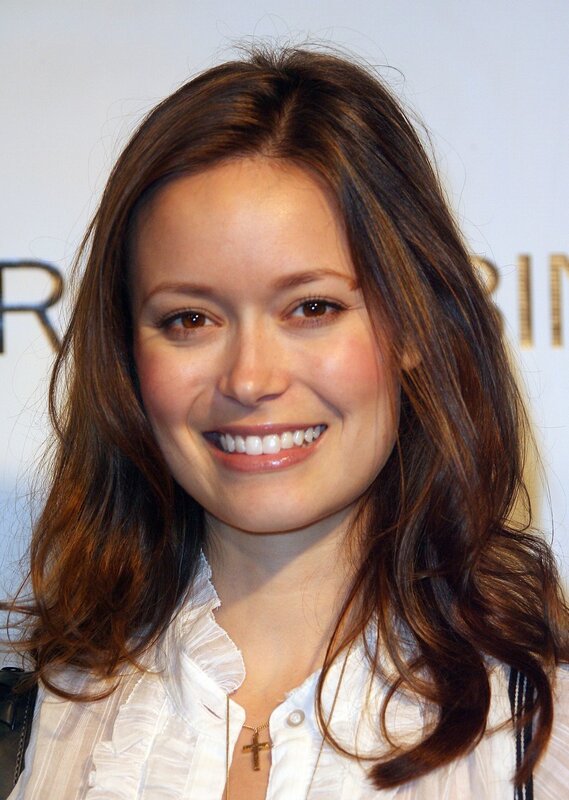 woman smiling at event