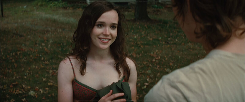 woman smiling at man