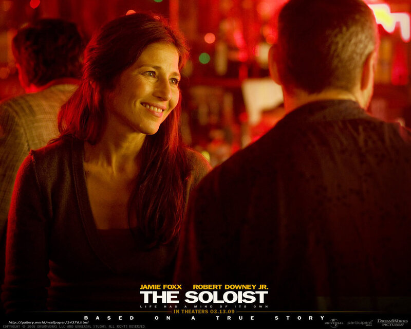 Woman Smiling at Man — Red