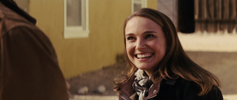 woman smiling at someone