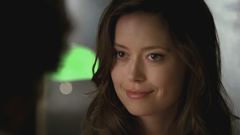 woman smiling at someone