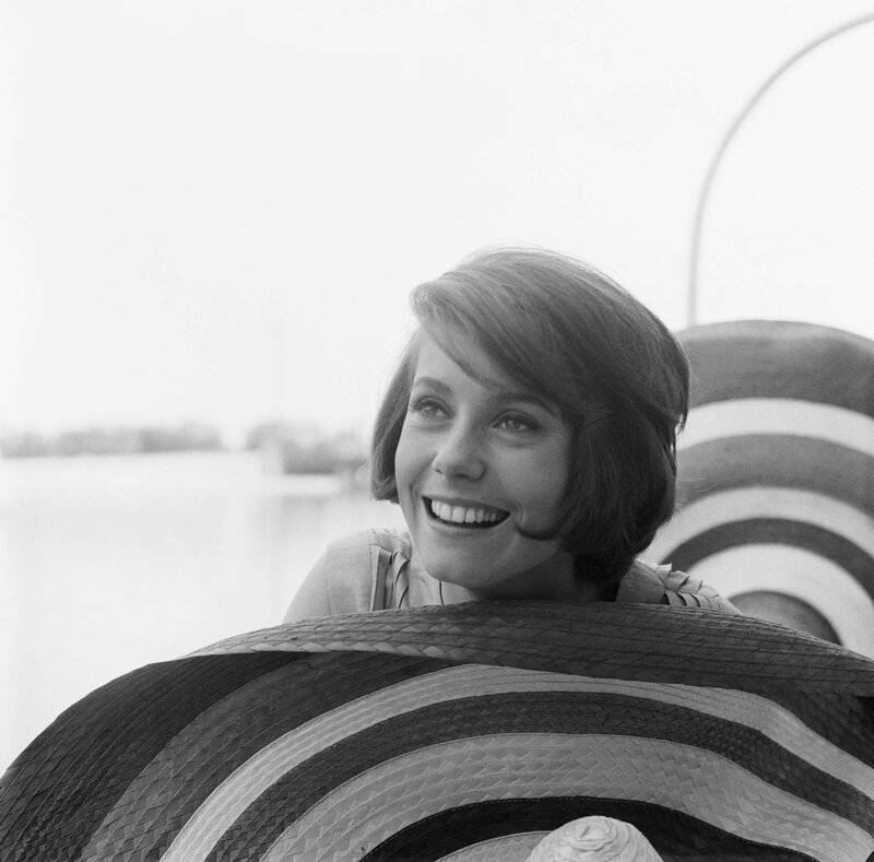 woman smiling in a boat