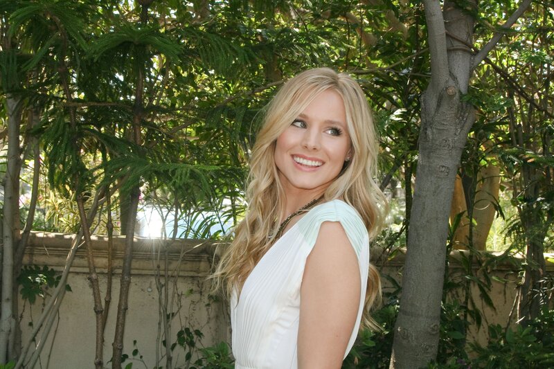 woman smiling in garden