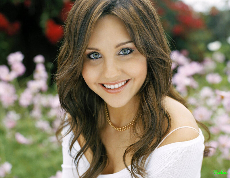 woman smiling in garden